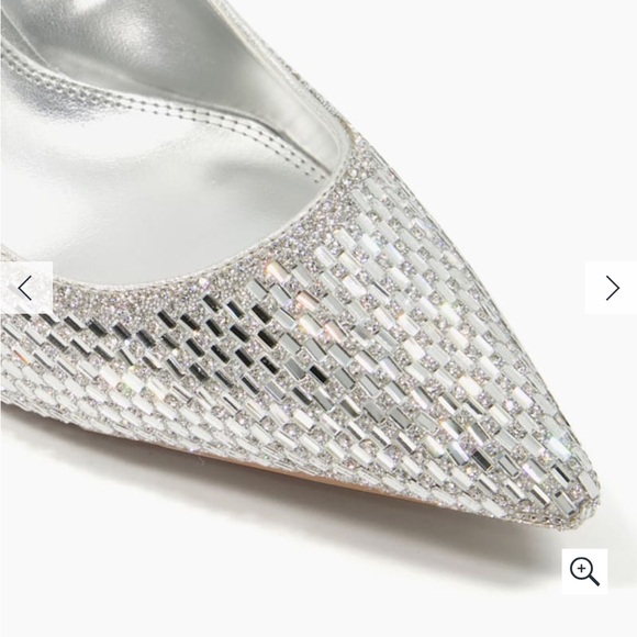 Dune London Jewel Embellished Stiletto Heel Court Shoes, size 8 - Picture 6 of 6